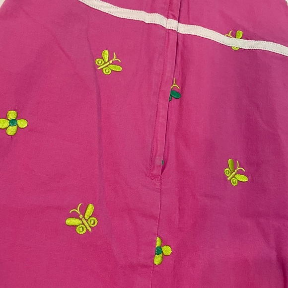 Lily Pulitzer Pink Butterfly Dress Child Size 5 - Picture 4 of 4